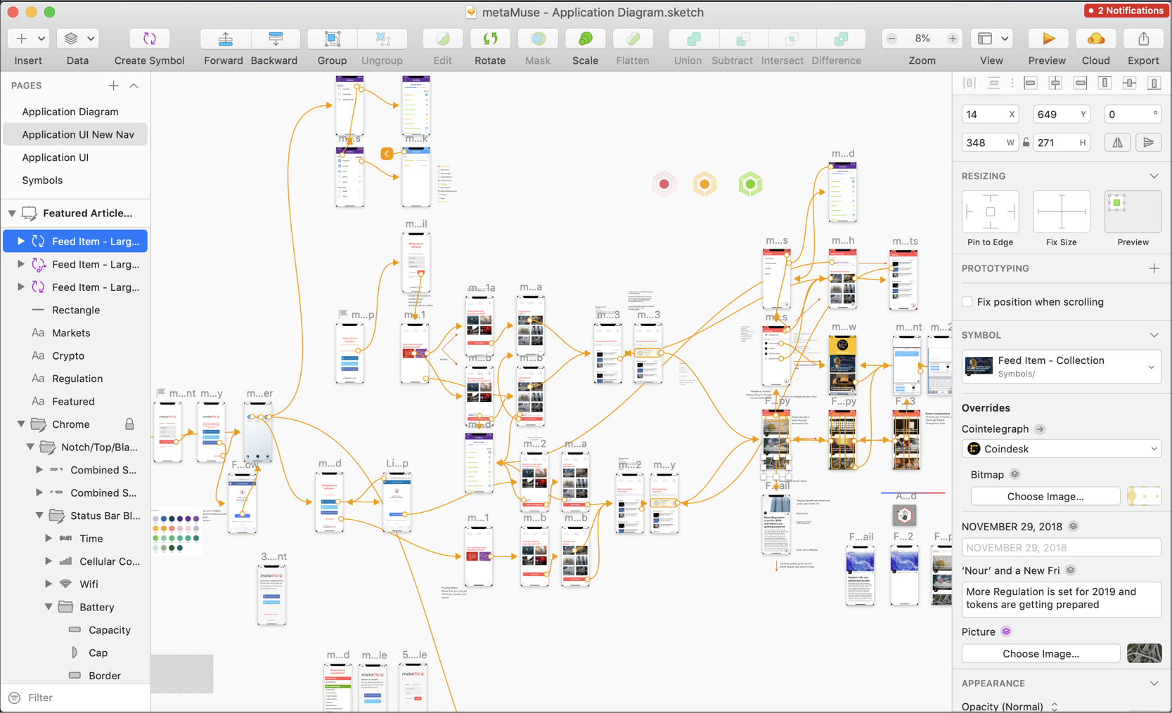 Prototype View in Sketch